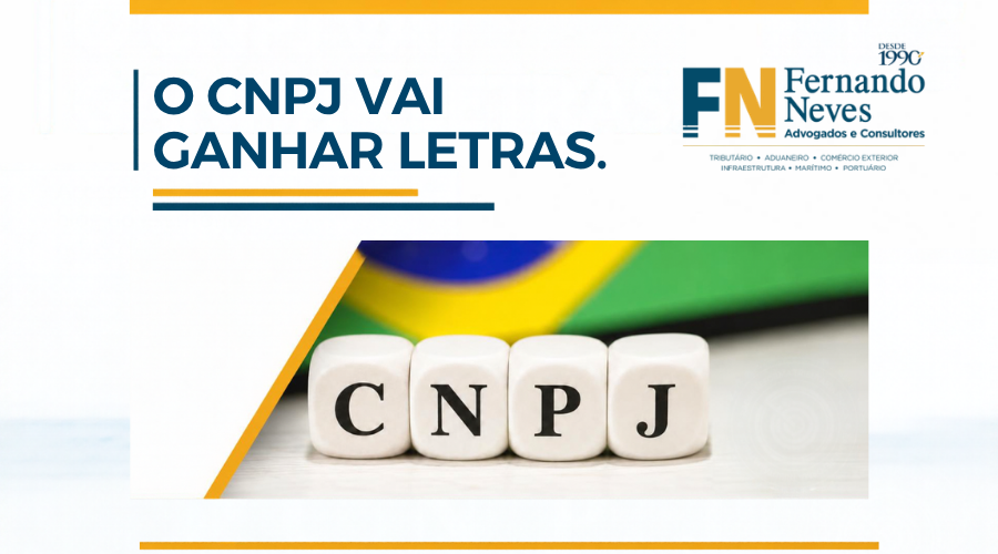 O CNPJ vai ganhar letras